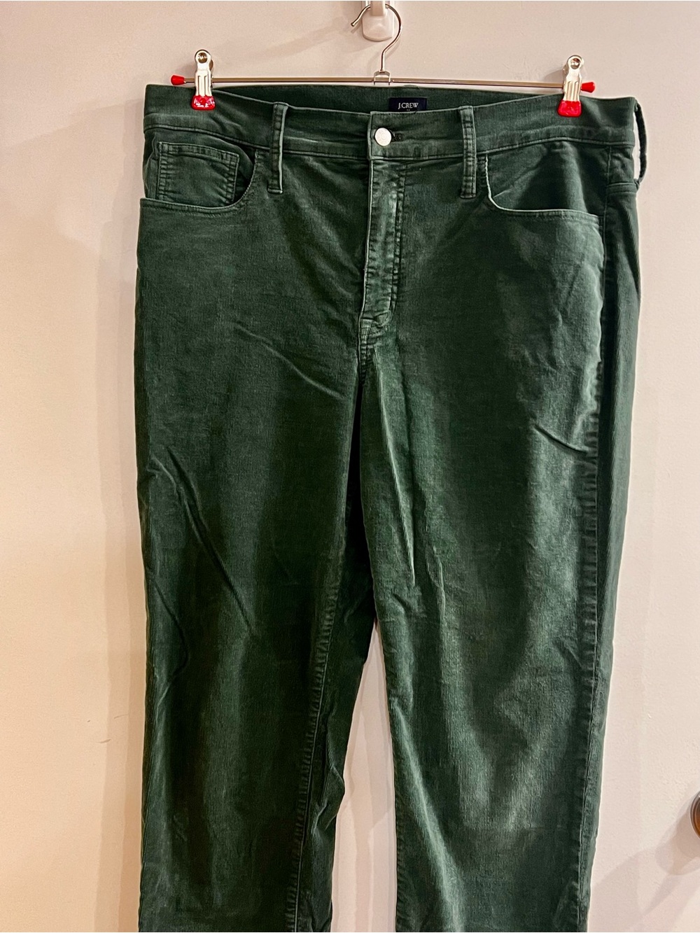 J. Crew Women’s Dark Green Straight-Leg Pants